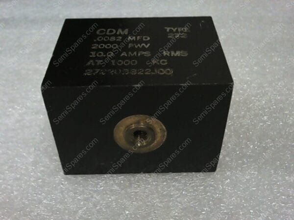 TYPE 272 | SANGAMO RF MICA TRANSMITTING CAPACITOR TYPE 272 .0082 MFD, 2000 PWV, 10.0 AMPS RMS, AT 1000 KC