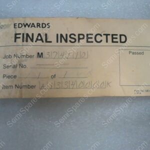 A13340000K FL40 | EDWARDS HIGH VACUUM INC. MODEL NO: A13340000K FL40 COMPLETE, REPLACEMENT ELEMENT, H02600050