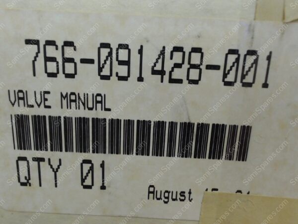 766-091428-001 | VALVE MANUAL - Image 4