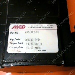 AB34002-E1 | MCG PN/AB34002-E1 SERVO MOTOR