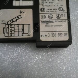 3 368 002 02 | ENTRELEC SCHIELE MONITORING RELAY