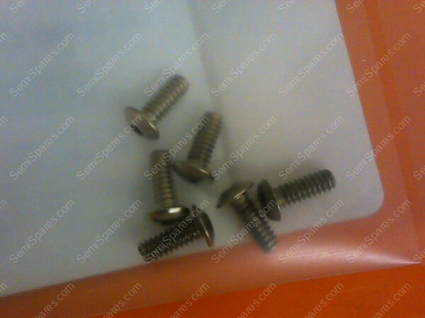 0015-09329 | SCREW MACH BTN HD 6-32 X 3/8 HEX SKT SST NI PLATED (PKG OF 6) 0015-09329