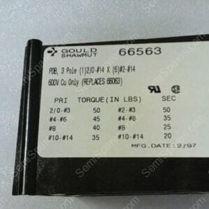 MODEL 66563 | BLACK POWER DISTRIBUTION BLOCK-3-POLE