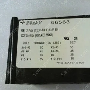 MODEL 66563 | BLACK POWER DISTRIBUTION BLOCK-3-POLE