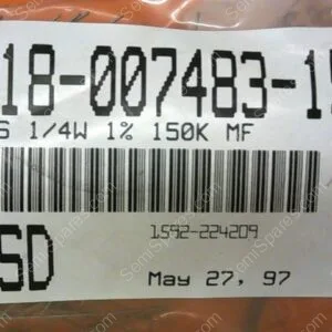 618-007483-150 | RES 1/4W 1% 150K MF