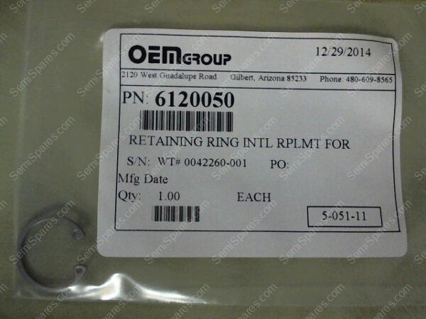 6120050 | RETAINING RING INTL RPLMT FOR PN/6120050