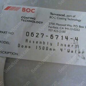 WAFER PLATE | ASSEMBLY INSERT DOME 1500MM 4" WAFER