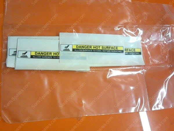 785-704643-001 | LABEL,DANGER,HEATED SURFACE