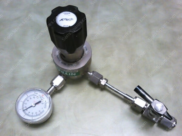 AP1010S 3PW FV4 FV4 1 | APTECH REGULATOR AP1010S 3PW FV4 FV4 1 W/ EWAL 316-R1 VALVE AND SPAN INSTRUMENTS GAUGE - Image 2