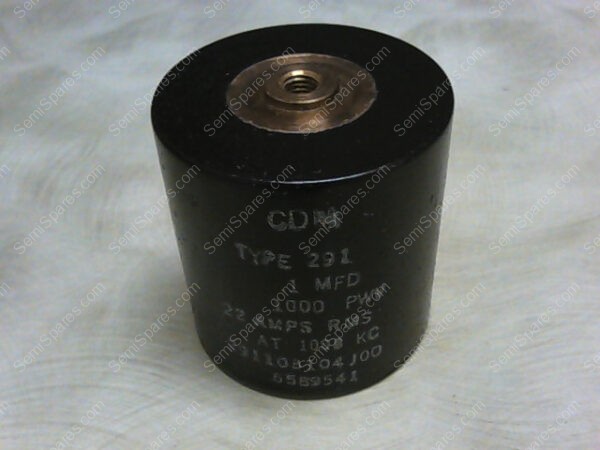 29110B104J00 | CDM MICA CAPACITOR TYPE 291 .1 MFD 1000 PWV 22 AMPS RMS AT 1008 KC 29110B104J00 6589541 - Image 2