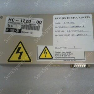 HC-1220-00 | HV MODULE ASSY, ESC, 0010-09933, AMT-C3
