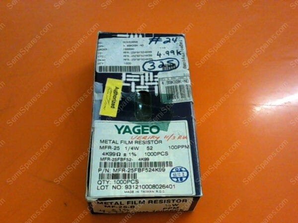4.99KXBK-ND | RES 4.99K OHM 1/4W 1% METAL FILM