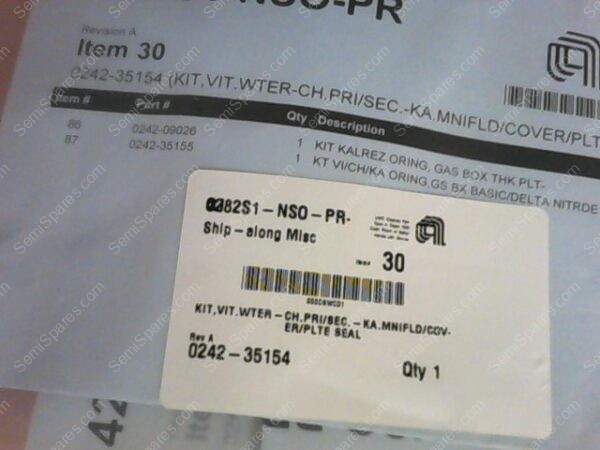 4282S1-NSO-PR | KIT 0240-30638 (4-6" BASIC CHMBR),P/N 4282S1-NSO-PR - Image 2