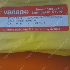 SP-0609-00 | BEAM, DUMP, P/N 106455001