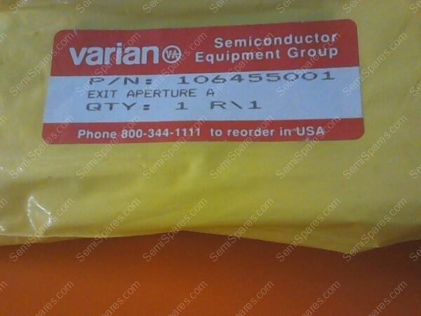 SP-0609-00 | BEAM, DUMP, P/N 106455001