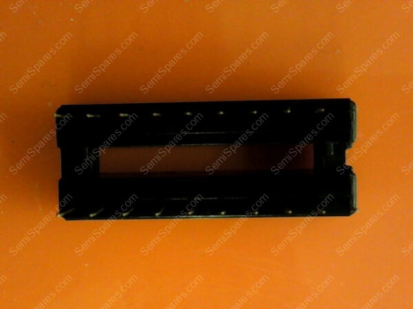 DIL20SOCKET | DIL IC SOCKETS HIGH QUALITY, DUAL-IN-LINE NARROW SOCKETS WITH BLACK THERMOPLASTIC BODIES AND TIN-PLATED COPPER ALLOY CONTACTS - Image 2