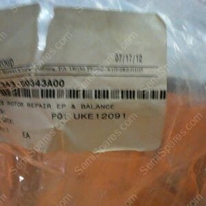 12343-50343A00 | EP ROTOR,PO:UKE 12091,P/N 12343-50343A00