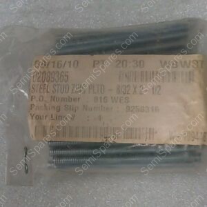 02089365 | STEEL STUD ZINC PLTD - 8/32 X 2 - 1/2