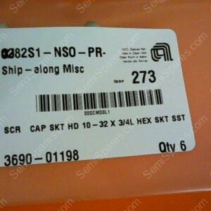 3690-01198 | SCR CAP SKT 10-32 X 3/4L HEX SKT SST 3690-01198 (PKG OF 6)