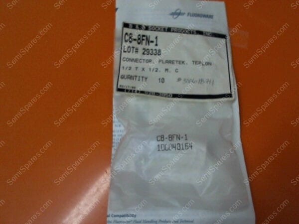 300618711 | FLARETEK, CONNECTOR, TEFLON, 1/2T X 1/2, M, C, PN: C8-8FN-1