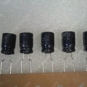 CP 20 | 220UF ECA 1VM 221B C1, C2, C57, ELECTROLYTIC CAPACITOR