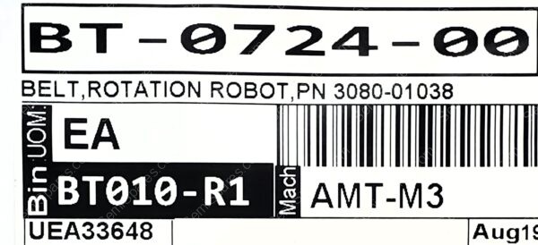 BT-0724-00 | BELT,ROTATION ROBOT,PN 3080-01038 - Image 4