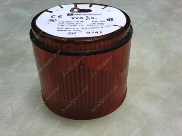 28047 | TELEMECANIQUE XVAC341 RED STACK LIGHT 220 VOLTS 7 WATTS