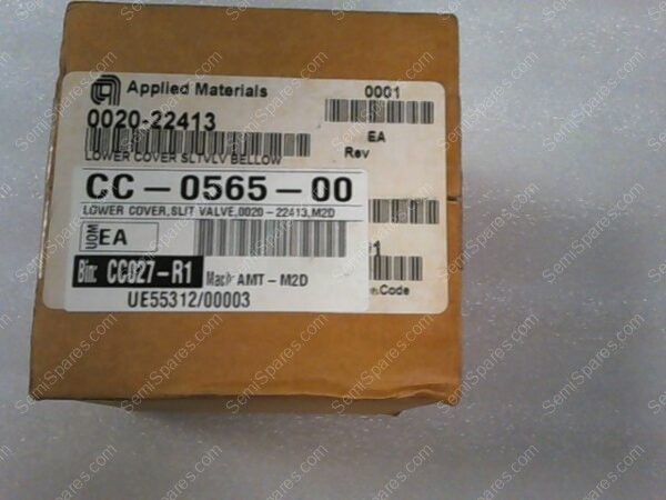 CC-0565-00 | LOWER COVER,SLIT VALVE,0020-22413,M2D