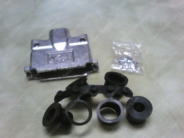 SDC50AG | L-COM ASSEMBLED D-SUB HOOD KIT, DB50/HD78 METAL