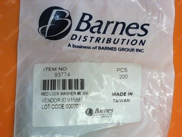 61861068 | SS LOCK WASHER NO. 8