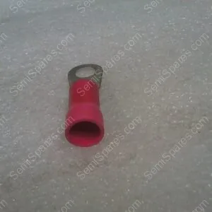 PANDUIT 8 | 8 AWG, 1/4'' STUD, PANDUIT PV8-14R-TY PAN -TERM, RING TERMINAL, RED