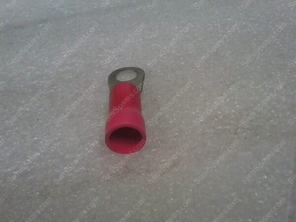 PANDUIT 8 | 8 AWG, 1/4'' STUD, PANDUIT PV8-14R-TY PAN -TERM, RING TERMINAL, RED