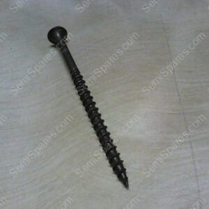 67370007 | 3" OAL, PHILLIPS DRIVE BUGLE HEAD WOOD SCREW, BLACK PHOSPHATE FINISH STEEL
