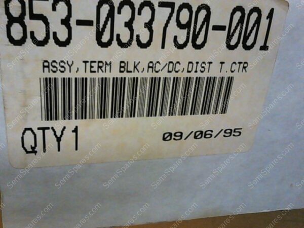 853-033790-001 | ASSY,TERM BLK,AC/DC,DIST T.CTR