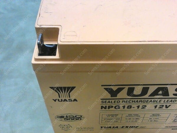NPG 18-12 | YUASA NPG18-12 12V 17.2AH SEALED RECHARGEABLE LEAD-ACID BATTERY - Image 2