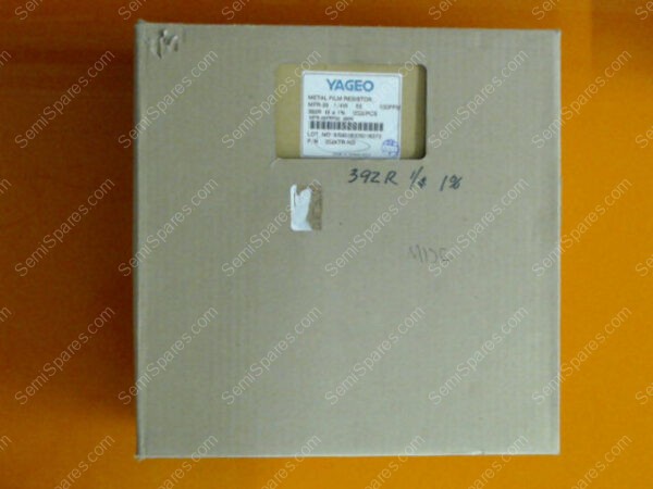 392XTR-ND | METAL FILM RESISTOR, MFR-25, 1/4W, 100PPM, (5000 PCS) - Image 2