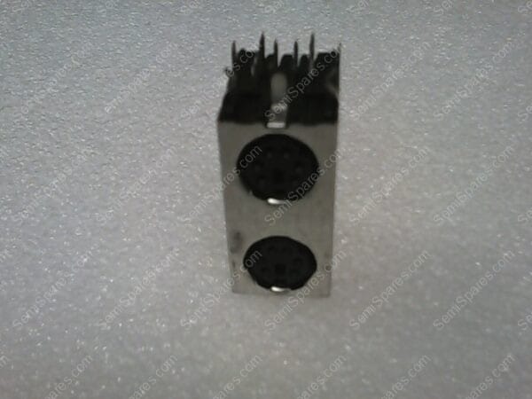 0-0084376-1 | MINI DIN BUCHSENSTECKER 6 POLIG, VERGOLDET