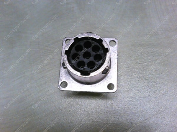UT0012-8SH | FEMALE SQUARE FLANGE RECEPTACLE IP67, 96 H SALT SPRAY - Image 2