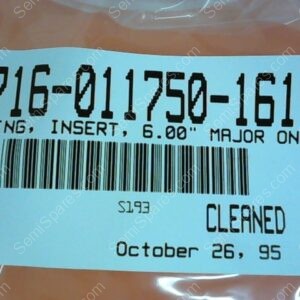 716-011750-161 | RING, INSERT, 6.00" MAJOR ONLY