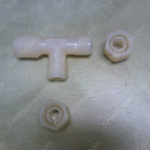 271-N04X04 | FITTING, NYLO SEAL MALE RUN TEE,1/4"