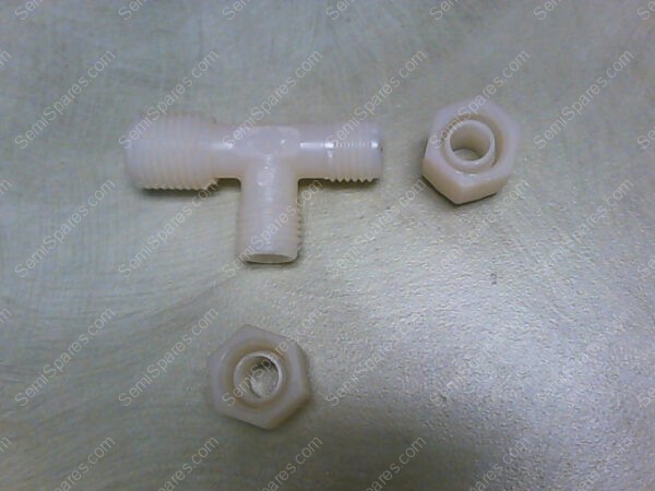 271-N04X04 | FITTING, NYLO SEAL MALE RUN TEE,1/4"