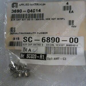 SC-6890-00 | SCREW CAP,SKTHEL 8-32X3/8L,HEX SST, 369004014