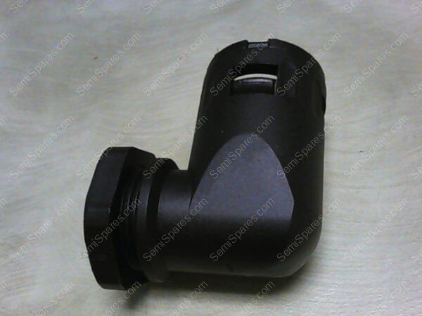 AD21.2PG16 | PLASTIC HOSE 90 DEGREE CONNECTOR AD21.2 PG16 BLACK
