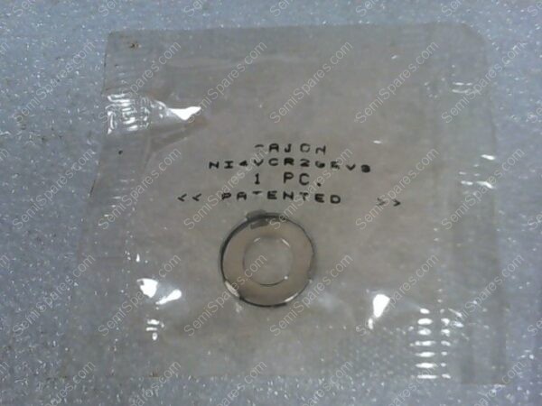 NI4VCR2GRVS | NICKEL VCR FACE SEAL FITTING, 1/4 IN. UNPLATED GASKET RETAINER ASSEMBLY