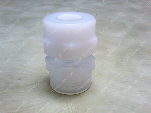 PLASTIC FITTING | PLASTIC BARB HOSE FITTING ADAPTER STRAIGHT HEX NIPPLE - Image 2