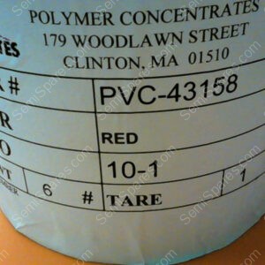 PVC-43158 | POLYMER CONCENTRATES COLOR# PVC-43158 COLOR-RED RATIO-10-1