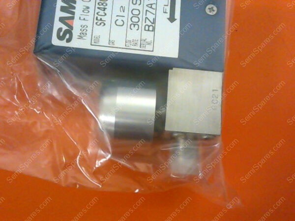 SFC480CMO-4V4C2 | SAM HITACHI METALS, ITD MASS FLOW CONTROLLER SFC480CMO-4V4C2 GAS CI2 FLOW RATE 300SCCM S/N BZ7A117
