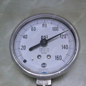 SST 316 | USG GAUGE 0-160 PSI PRESSURE GAUGE CONN-SST 316 / TUBE-SST 316