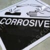CORROSIVE SIGN | CORROSIVE HAZARD SYMBOL WARNING SIGN
