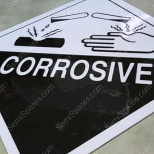 CORROSIVE SIGN | CORROSIVE HAZARD SYMBOL WARNING SIGN